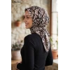 MoonScarf Leopar Desenli Soft Pamuk Eşarp 336-112