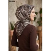 MoonScarf Leopar Desenli Soft Pamuk Eşarp 336-114