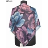 MoonScarf Soft Pamuk Eşarp (Mor - Petrol) 327-112