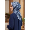 MoonScarf Soft Pamuk Eşarp (Gri) 327-114
