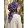 MoonScarf Soft Pamuk Eşarp (Lacivert) 328-113