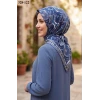 MoonScarf Soft Pamuk Eşarp (Lacivert) 328-122