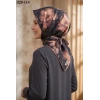 MoonScarf Soft Pamuk Eşarp (Siyah Somon ) 329-114