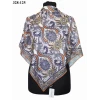 MoonScarf Soft Pamuk Eşarp (Turuncu - Gri) 328-125