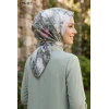 MoonScarf Soft Pamuk Eşarp (Yeşil) 329-117