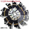 Pola Modal Dikişsiz Erkek Soket Çorap (12 Çift ) 289-115