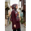 Sharell Fransız İpeği Şal (Bordo) 249-114