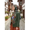 Sharell Fransız İpeği Şal (Haki) 249-120