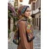 Sharell Fransız İpeği Şal (Kahve) 247-116