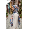 Sharell Fransız İpeği Şal (Koyu İndigo) 248-116