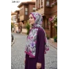 Sharell Fransız İpeği Şal (Koyu Pembe) 249-113