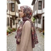 Sharell Fransız İpeği Şal (Mürdüm) 247-125