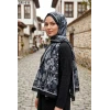 Sharell Fransız İpeği Şal (Siyah) 251-111
