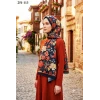 Sharell Fransız İpeği Şal (Siyah) 251-113