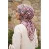 Sharell Gül Desenli Soft Pamuk Eşarp 301-117