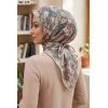 Sharell Gül Desenli Soft Pamuk Eşarp 301-122