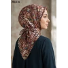 Sharell Leopar Desenli Soft Pamuk Eşarp 304-116