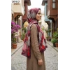 Sharell Soft Pamuk Şal (Bordo Serisi) 245-113