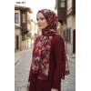 Sharell Soft Pamuk Şal (Bordo Serisi) 245-117