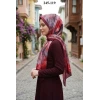 Sharell Soft Pamuk Şal (Bordo Serisi) 245-119