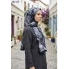 Sharell Soft Pamuk Şal (Siyah) 243-115
