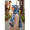 Sharell Soft Pamuk Şal (Lacivert Serisi) 246-114