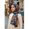 Sharell Soft Pamuk Şal (Lacivert Serisi) 246-117