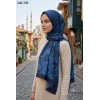 Sharell Soft Pamuk Şal (Lacivert Serisi) 246-120