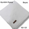 Soft İpek Ayrobin Pamuk Eşarp (beyaz) 161-131