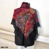 Soft İpek Desenli Flamlı Kotton Eşarp 406-122
