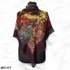 Soft İpek Desenli Flamlı Kotton Eşarp 407-117
