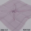 Soft İpek Sim Şeritli Balık Sırtı Pamuk Eşarp (kirli gül) 299-117