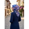 Velscarfs Soft Pamuk Parla Eşarp (Lacivert) 250-121