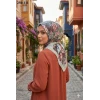 Velscarfs Soft Pamuk Parla Eşarp (Yeşil) 250-111