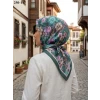 Velscarfs Soft Pamuk Parla Eşarp (Zümrüt) 250-119