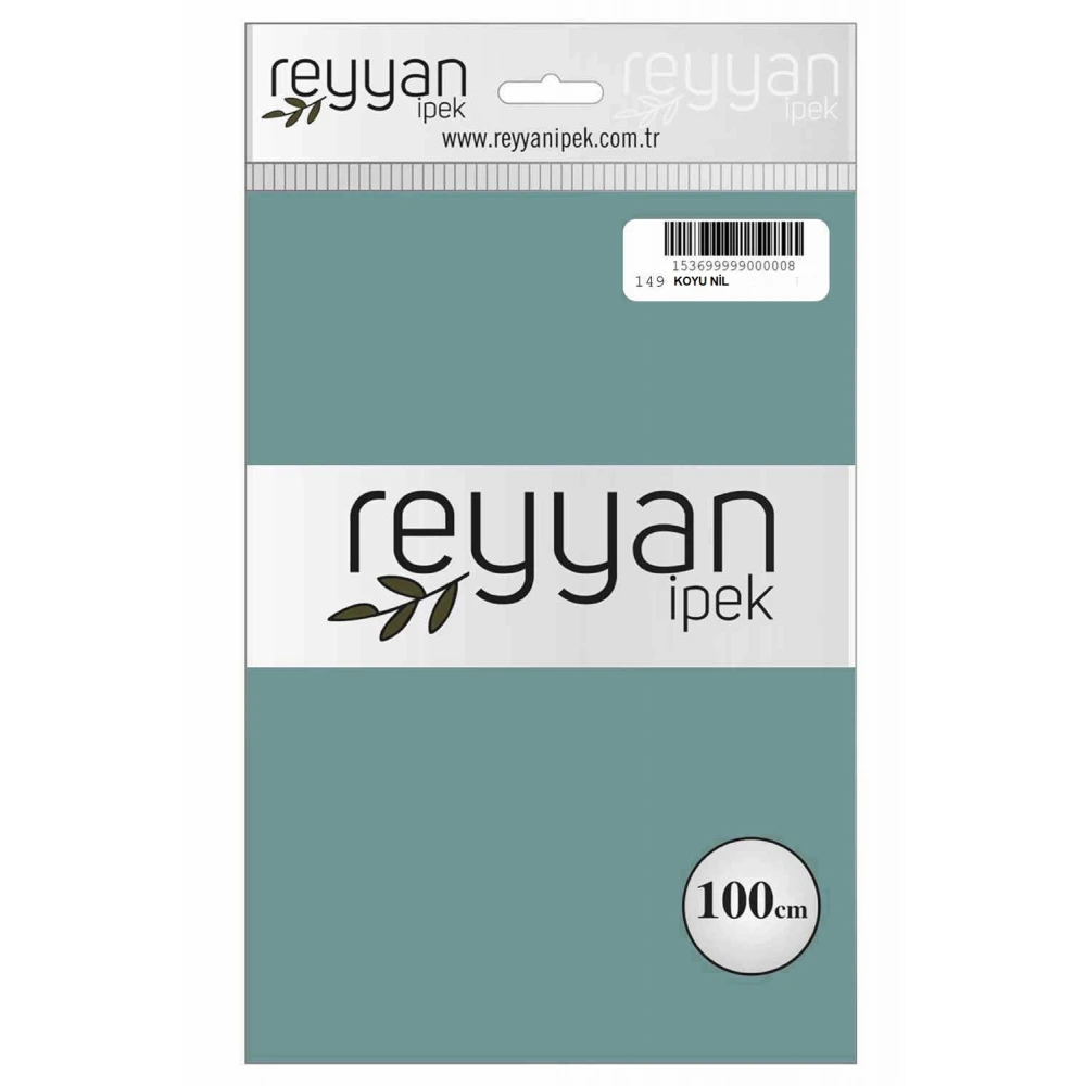 Reyyan İpek Düz Renk Oyalık Yazma reyyan-149 (koyu nil)