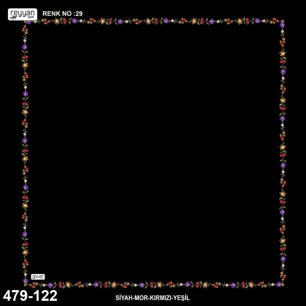 Reyyan İpek İçi Boş Desenli Oyalık Yazma 479-122