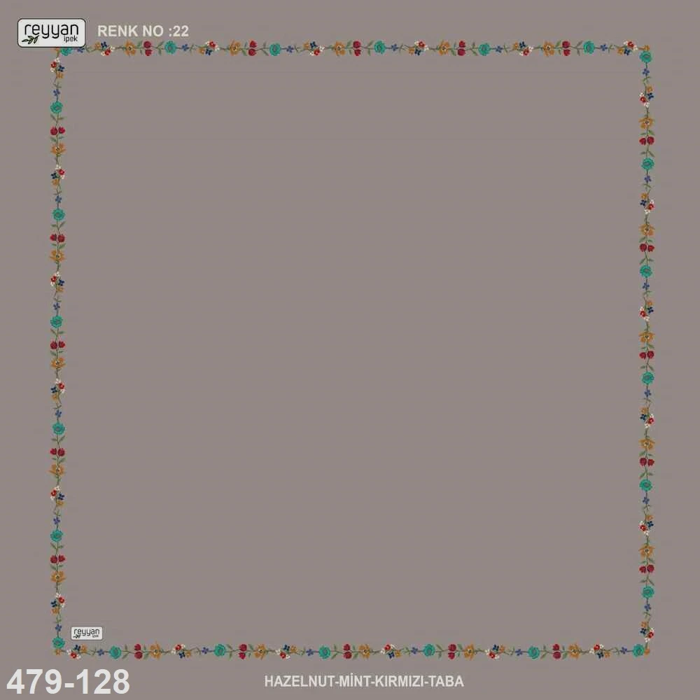 Reyyan İpek İçi Boş Desenli Oyalık Yazma 479-128