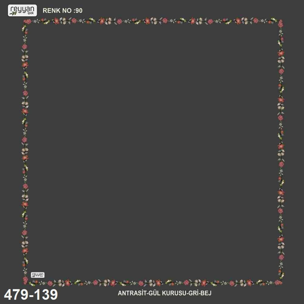 Reyyan İpek İçi Boş Desenli Oyalık Yazma 479-139