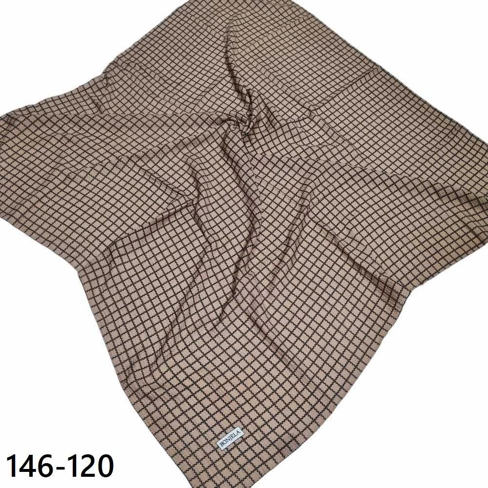 Bonjela Desenli Mio Caz Pamuk Eşarp 146-120