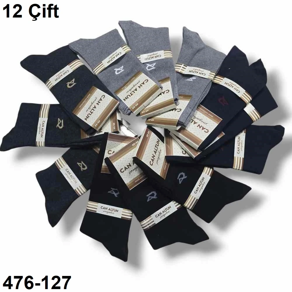 Can Altun Erkek Soket Çorap (12 Çift ) 476-127