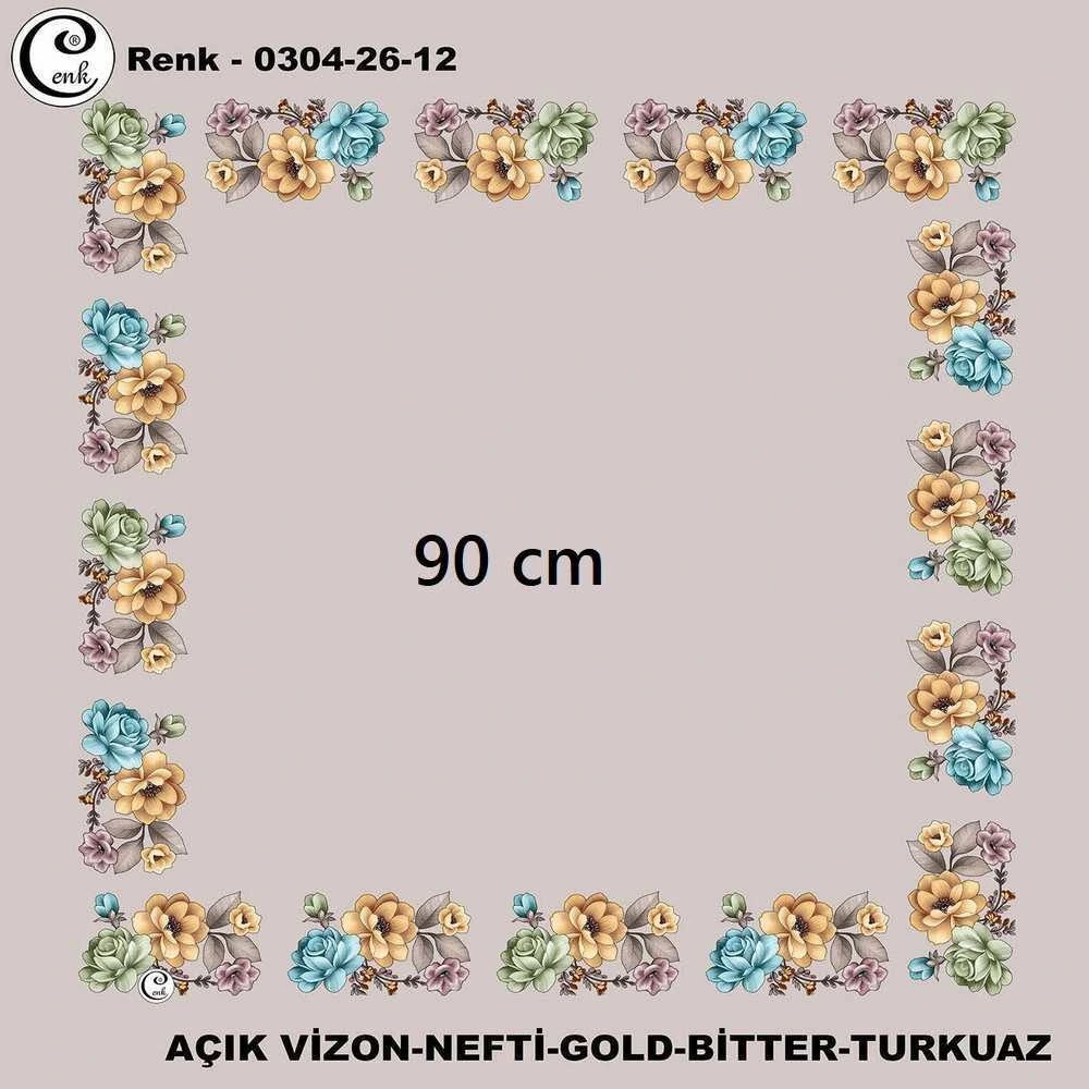 Cenk 90 CM İçi Boş Oyalık Yazma 026-12