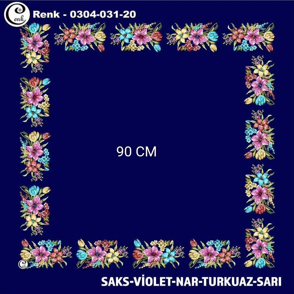 Cenk 90 CM İçi Boş Oyalık Yazma 031-20