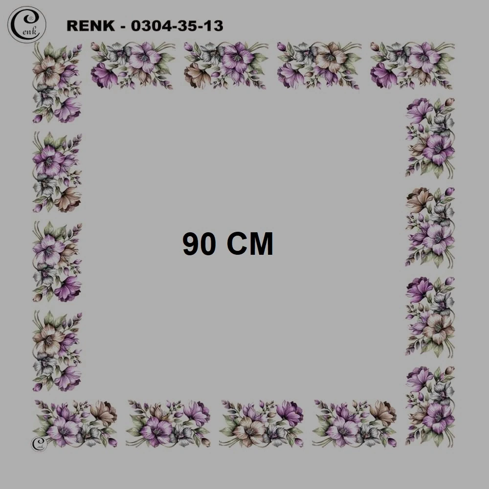 Cenk 90 CM İçi Boş Oyalık Yazma 035-13