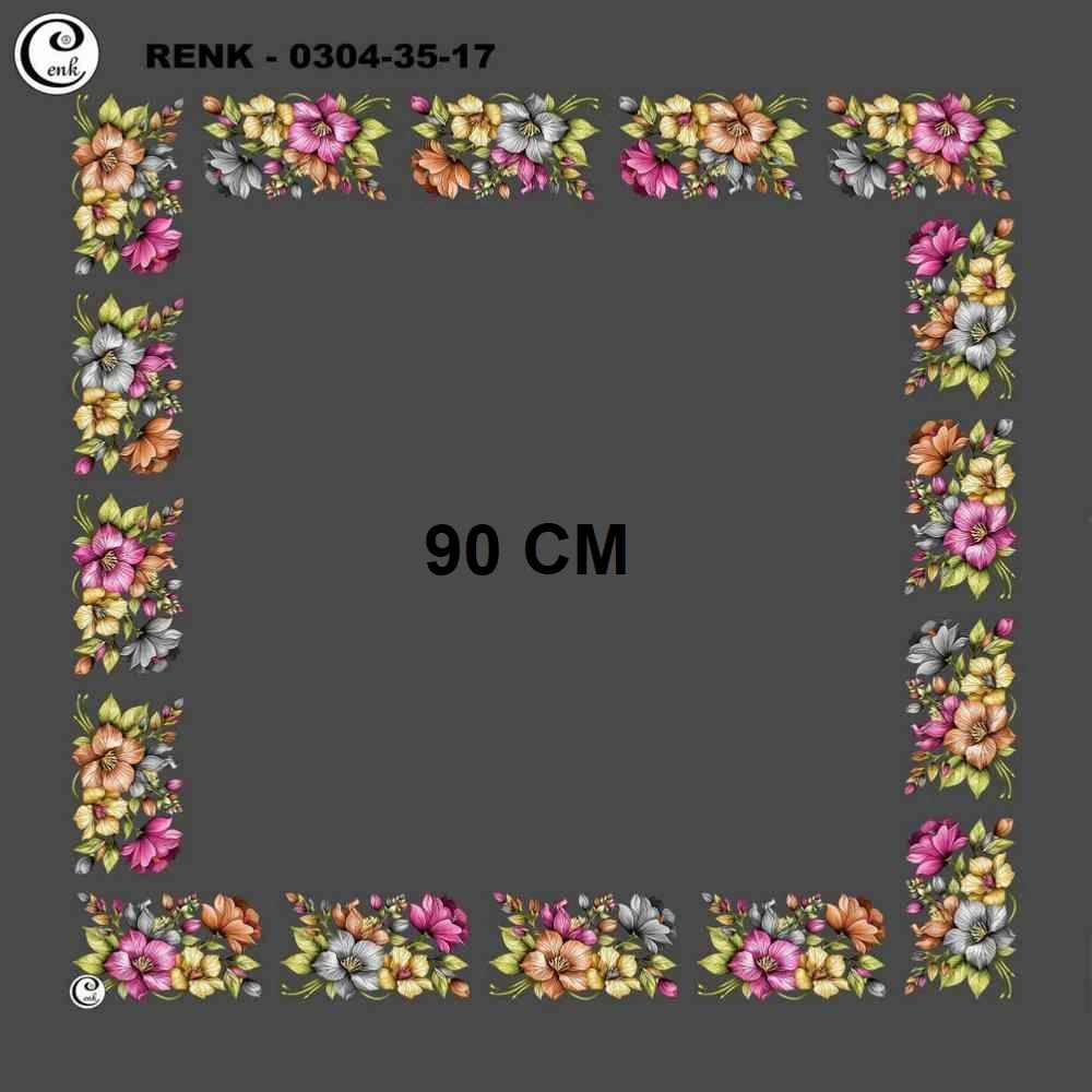 Cenk 90 CM İçi Boş Oyalık Yazma 035-17