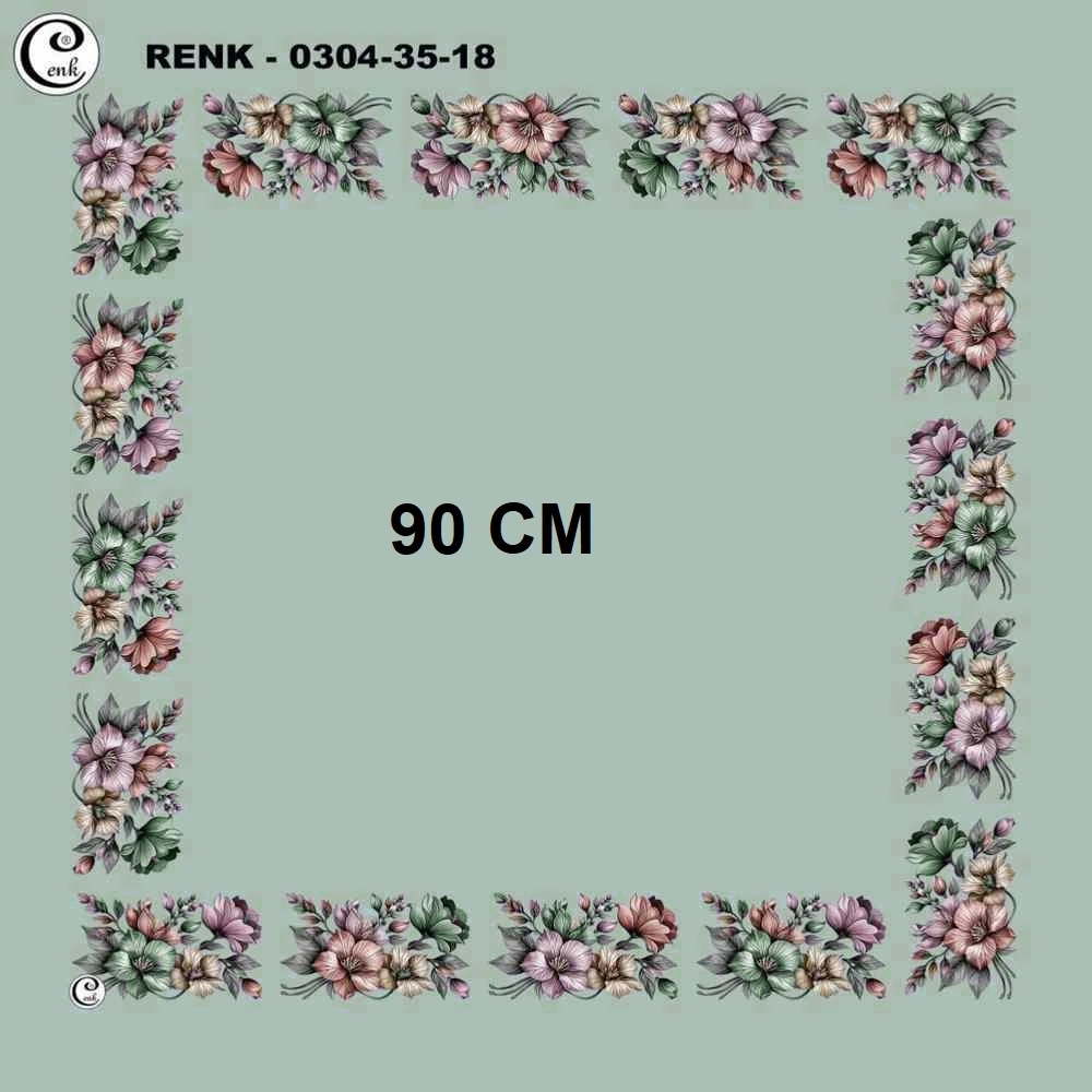 Cenk 90 CM İçi Boş Oyalık Yazma 035-18