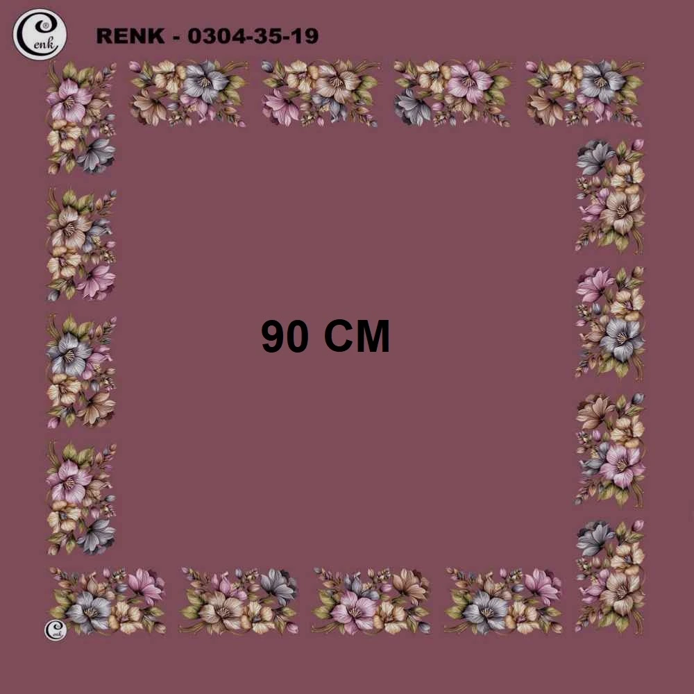 Cenk 90 CM İçi Boş Oyalık Yazma 035-19