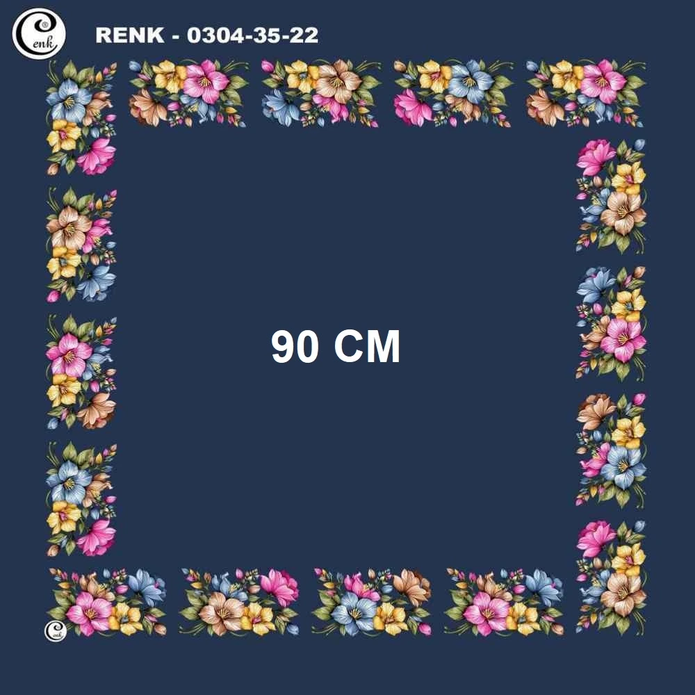 Cenk 90 CM İçi Boş Oyalık Yazma 035-22