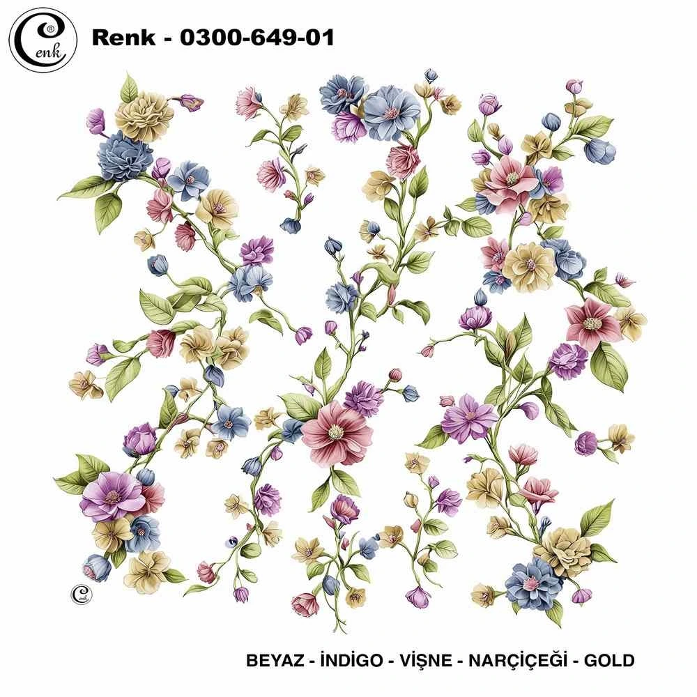 Cenk Desenli Oyalık Yazma 649-01