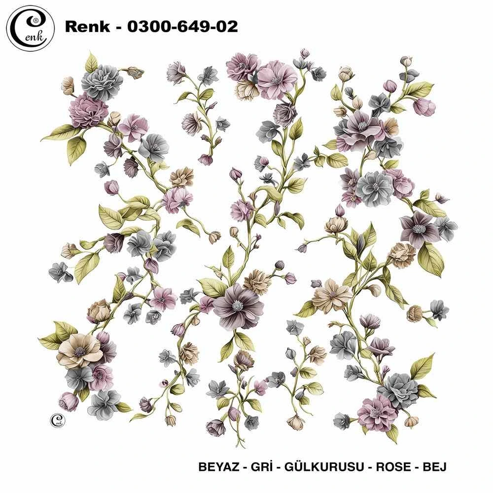 Cenk Desenli Oyalık Yazma 649-02